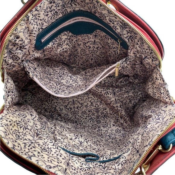 Teal Multifunctional Satchel Crossbody Shoulder Ba - Picture 10 of 16